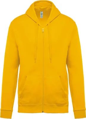 Produktbild von Kariban Herren Sweatjacke Kapuzenpullover Hoodie Sweatshirt Pullover, Größe:L, Farbe:Gelb