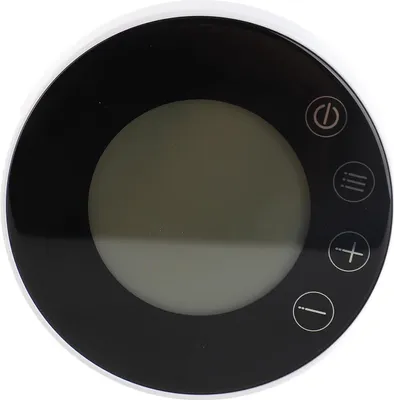 Obrázek produktu pro Programovatelný inteligentní digitální termostat s kulatým podsvíceným LCD dotykovým displejem pro domácnost, školu, kancelář, hotel
