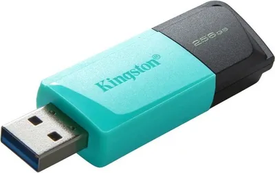 Obrázek produktu pro Kingston Technology DataTraveler Exodia M 256 GB USB 3.2 1. generace (černá + tyrkysová), 256 GB, USB Typ-A, 3.2 Gen 1 (3.1 Gen 1), Kluzné, 10 g, Černá, Tyrkysová