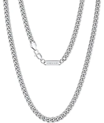 Produktbild von Panzerkette Herren 18K Gold beschichtet Cuban Halskette Miami Kubanische Gliederkette 3mm 51cm