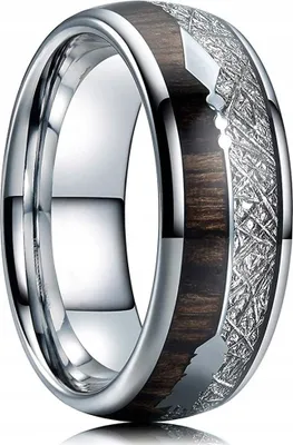 Produktbild von Ehering SILBER Siegelring Stahl Holz 241