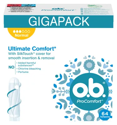 Produktbild von Tampony O.B. ProComfort Normal 64 sztuk