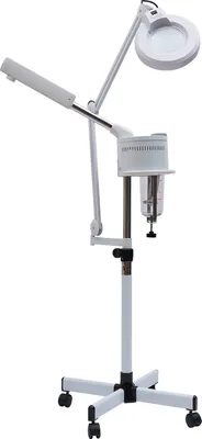 Produktbild von 2 v 1 obličejový parní stroj a zvětšovací světlo, hloubkové čištění hydratační obličejová sauna Spa parní stroj Beauty Face Clean Skin Care Device Ion Spray Salon Aromatic Ion Spray Machine