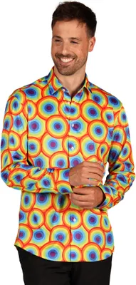 Produktbild von 70er Hemd Circles - Karneval Faschingskostüme Größe: L