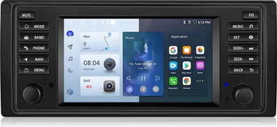Image de 7" Android13 Autoradio Carplay GPS Navi BT WIFI SWC DAB+ USB Pour BMW Série 3 E39 1996-2003 /X5 E53 2000-2007 2+64GB