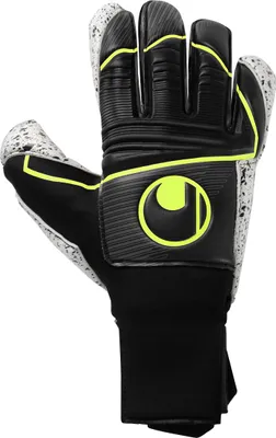 Produktbild von uhlsport Torwarthandschuhe SUPERGRIP+ FLEX FRAME CARBON Unisex 1011346_01 schwarz/fluo gelb 10
