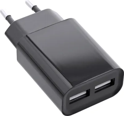 Zdjęcie produktu dla InLine - Netzteil - 2,1 A - 2 Ausgabeanschlussstellen (USB) - Schwarz (31503S)