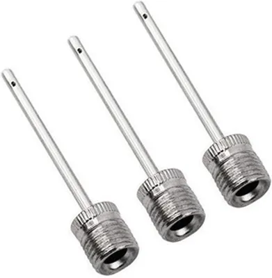 Productafbeelding van Pomp Naalden - Ballen Prikkers - Sportballen Oppompen - Roestvrij Staal - 38 x 7 mm - Zilver
