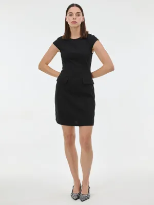 Produktbild von Orsay Schwarzes knielanges Damenkleid 38