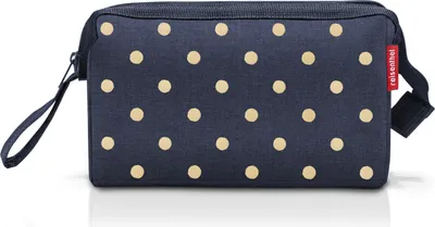 Produktbild von Reisenthel Metallic Dots Blue Kosmetiktasche