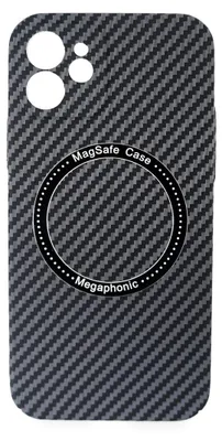 Immagine prodotto di Custodia magnetica in carbonio compatibile con Samsung Galaxy S22 Ultra MagSafe Mobile Phone Case Bumper Cover Nero