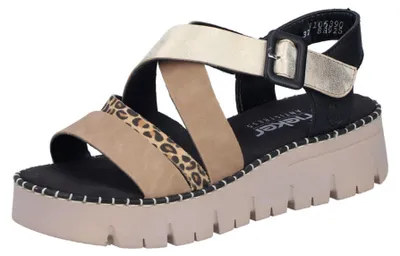 Produktbild von Rieker Plateau Sandaletten Damen 32313933353138 Beige 43 EU