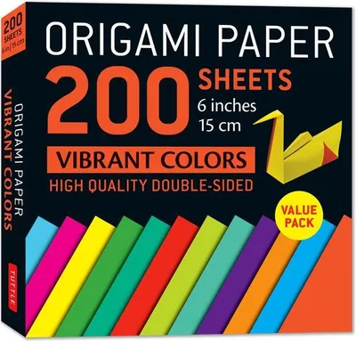 Produktbild von Origami Paper 200 Sheets Vibrant Colors 6 (15 CM)