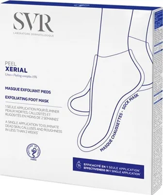 Image de Masque exfoliant pour les pieds en chaussettes Xérial (Peel Exfoliating Foot Mask) 1 pcs