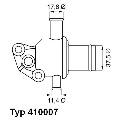 Produktbild von WAHLER Thermostat Kühlmittel 87°C für FIAT Seicento / 600 Schrägheck (187) CINQUECENTO (170)