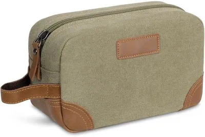 Produktbild von Wasserdichte Herrentasche grün Leder