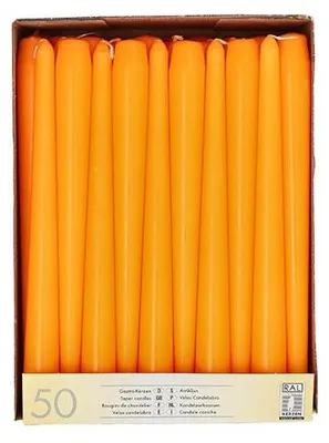 Produktbild von Leuchterkerzen Ø 2,2 cm · 25 cm orange