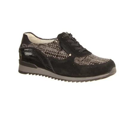Produktbild von Waldläufer Hurly Damen Sneaker in Schwarz, Größe 5.5