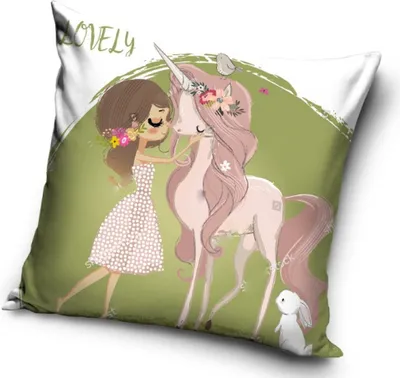 Produktbild von Einhorn Kissenbezug Maße ca.: 40 x 40 cm