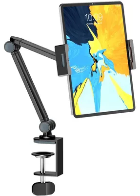 Immagine prodotto di Supporto per tablet regolabile a 360°, con braccio doppio