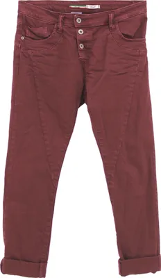 Produktbild von 33389 Please, P 78AH02DKM-LAV2455,  Damen Jeans Hose, Strechtdenim, 3359-red wine, S