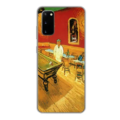 Produktbild von MuchoWow® Handyhülle Schutzhülle Hülle für Samsung Galaxy S20 Das Nachtcafé - Vincent van Gogh Silikon Softcase Handy Hülle - Bild