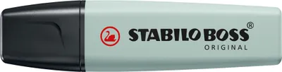 Obrázok produktu pre STABILO BOSS ORIGINAL NatureColors, 1 kusov, Zelená, 18 rok / roky, Hrot dláta, Čierna, Zelená, Plast
