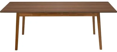 Produktbild von Ausziehbarer Esstisch aus Holz 160/210 cm "Prisma" – 8 Plätze – Braun