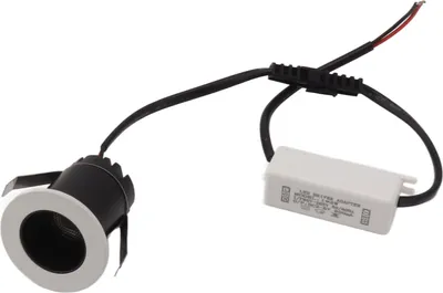 Imagen del producto de Focos empotrables de 3W, luces de techo dirigibles, fabricados en aleación de aluminio para una óptima disipación de calor, focos LED de 85-265V, ideales para hogares y hoteles