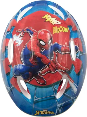 Produktbild von TPFSports Disney Marvel Spiderman-Fahrradhelm - 51 - 55cm Kopfumfang - Blau/Rot