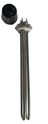 Produktbild von Edelstahl Heizpatrone 1000W (2x 500W) 110V, 1 1/4", Einschraubheizkörper für PV-Anlagen