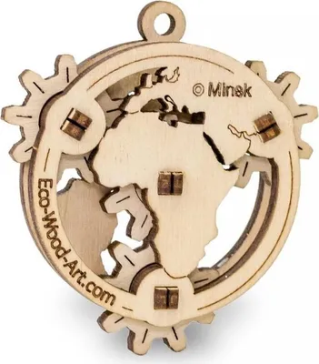 Obrázek produktu pro 3D Puzzle Dřevěný Glóbus Eco Wood Art