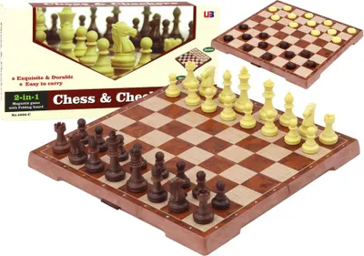 Produktbild von Strategiespiel Schach Dame 2In1 Brett