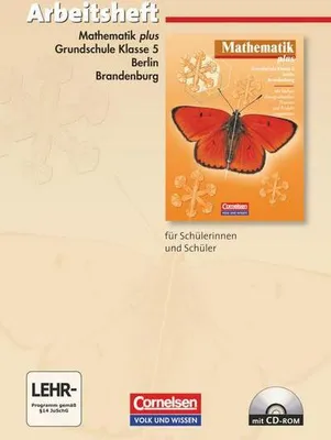 Produktbild von Mathematik plus. Grundschule 5. Schuljahr. Berlin und Brandenburg. Arbeitsheft