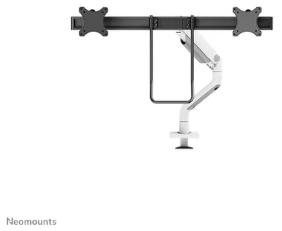 Image de Neomounts DS75S-950WH2 Neomounts Monitor-Halterung weiß für 2 Monitore, Tischklemme