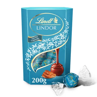 Obrázek produktu pro LINDOR pralinky Slaný karamel 200g