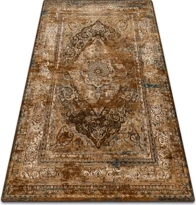 Produktbild von Wollteppich SUPERIOR NURI cognac braun 300x400 cm