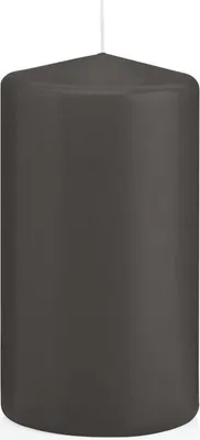 Produktbild von Stumpenkerzen Grau 130 x Ø 68 mm, 12 Stück