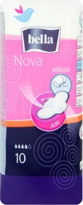 Zdjęcie produktu dla Bella Nova Podpaski Higieniczne Klasyczne Ze Skrzydekami Mikkie 10 Szt.