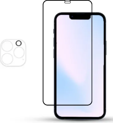 Obrázek produktu pro 1 balení ochranného krytu displeje a objektivu IPHONE 12 PRO z tvrzeného skla 9H