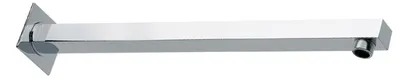 Produktbild von Brausearm eckig 50 cm Messing verchromt modernes Design