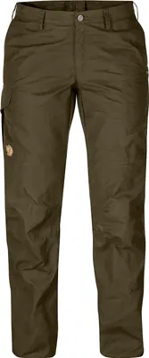 Produktbild von Fjällräven Karla Pro Trousers W Damen Wanderhose Trekkinghose ungefüttert dark olive 40