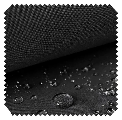 Produktbild von novely® ARAGON UV Waterproof ACRYL Wasserdichter Outdoor-Stoff Markisenstoff Gartenmöbel 1lfm - Farbe: 03 Schwarz