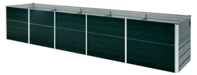 Produktbild von Hochbeet aus verzinktem Stahl 400x80x45 cm Grün