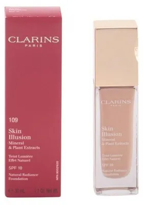 Produktbild von Clarins Skin Illusion Farbkorrektur Flüssige Grundierung 109 Weizen SPF 15 15 ml *Tester