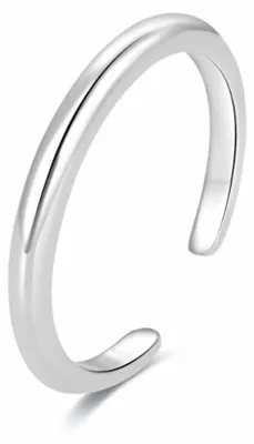 Imagen del producto de Anillo minimalista plateado para patas, modelo AGGF494