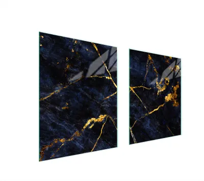 Produktbild von Glasschutzplatte Für Herd 85X52 Marmor