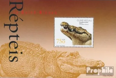 Produktbild von Briefmarken Guinea-Bissau 2002 Mi Block381 (kompl.Ausg.) postfrisch Reptilien