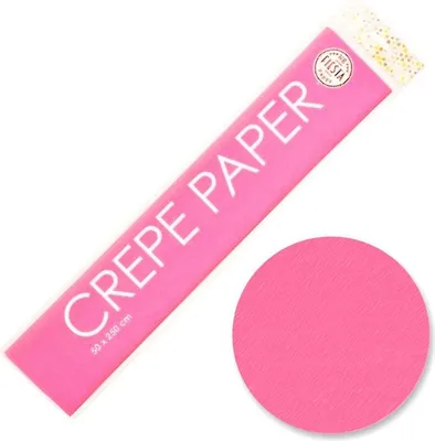 Produktbild von Globos Krepppapier hartrosa, 50x250cm
