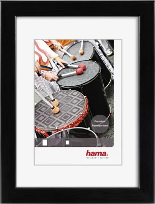 Obrázok produktu pre Hama Rio, Rámček na jeden obrázok, Sklo, Plast, Drevo, Čierna, Tabuľka, 9 x 13 cm, Obdĺžnikový